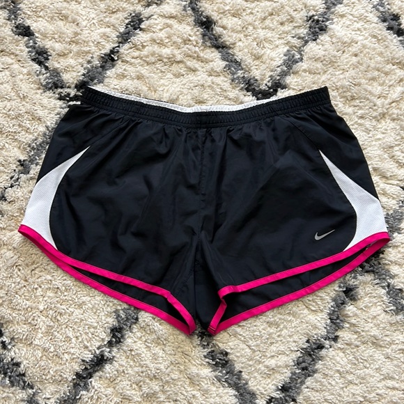 Black Nike Short With Pink Trim 